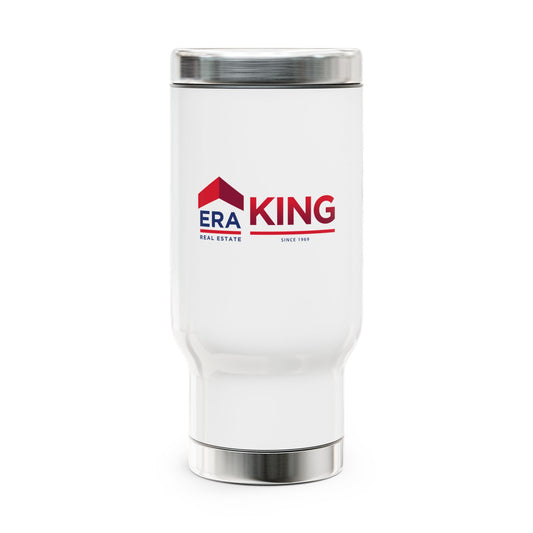 Stainless Steel Travel Mug with Handle, 14oz
